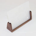 High Quality 4*6inch 5*7inch Acrylic home decoration photo frame with U-Shaped Modern Wooden unique Stand Holder